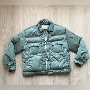 Hudson Olive Quilted Puffer Jacket